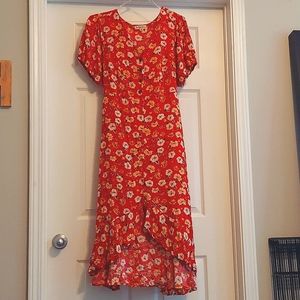 Flower high-low Dress